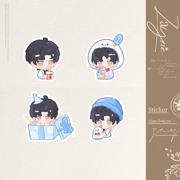 Zayne Chibi Sticker -Snowbound Tenderness