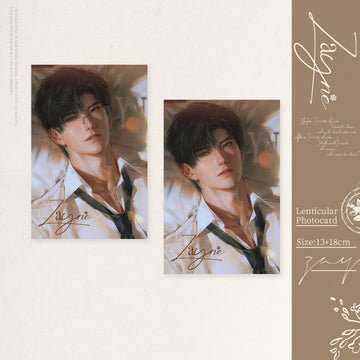 Zayne Lenticular Lettercard - Snowbound Tenderness