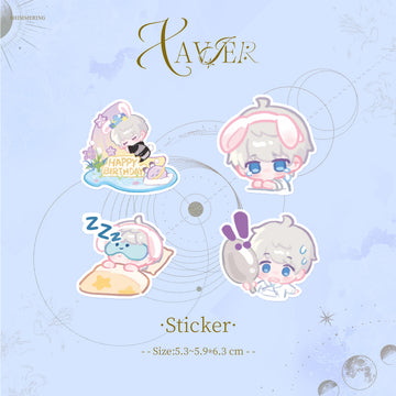 Chibi Xavier Sticker Set-Celestial Reverie