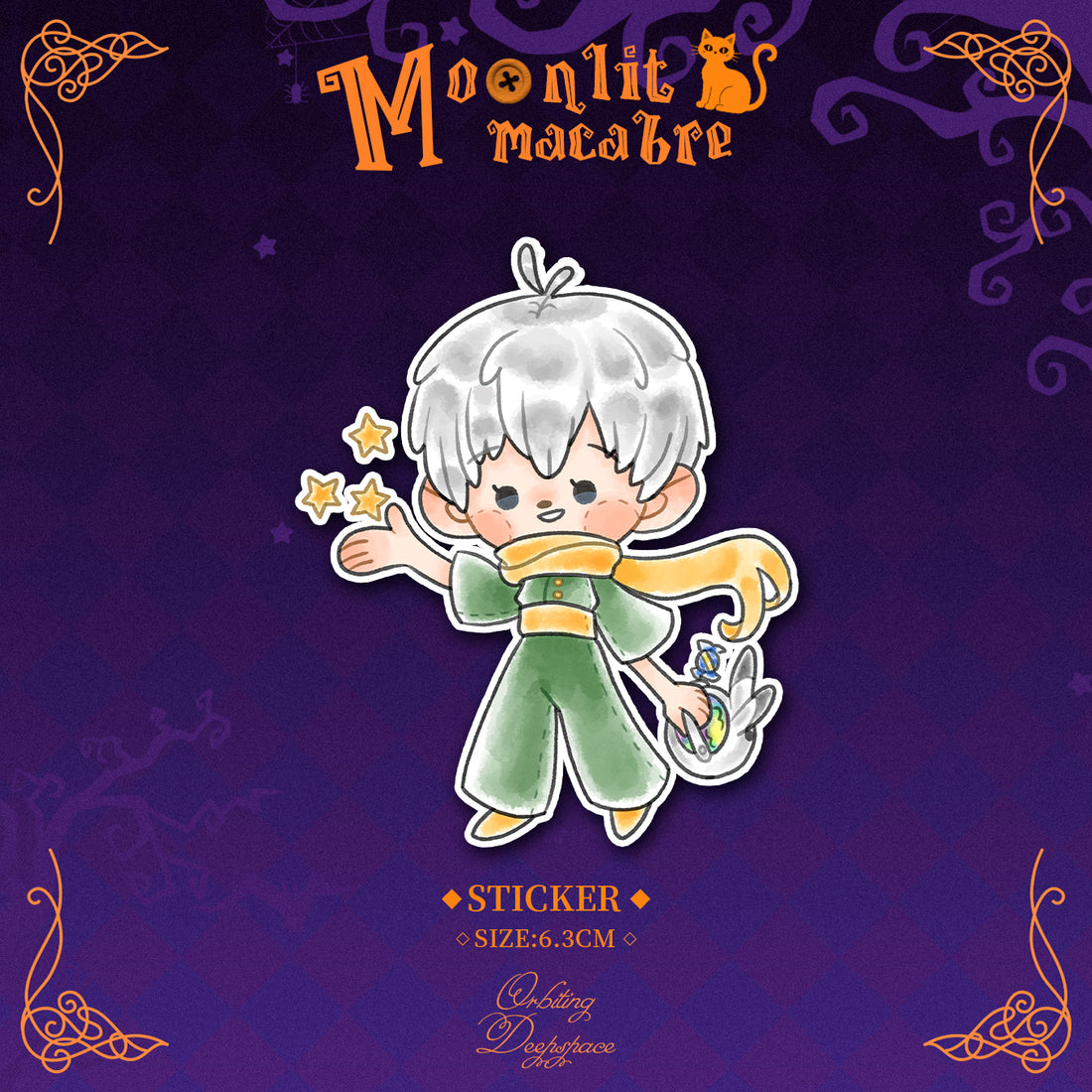 Halloween Sticker-Moonlit Macabre