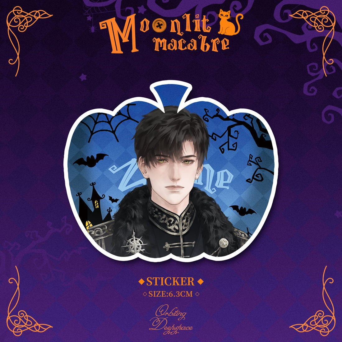 Halloween Sticker-Moonlit Macabre