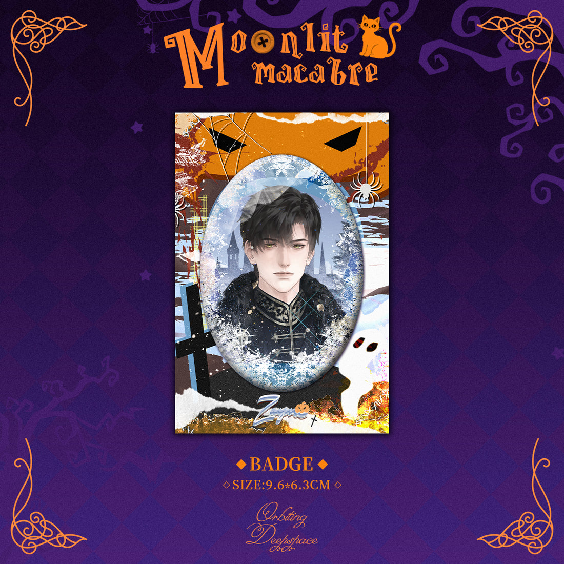 Halloween Badge-Moonlit Macabre