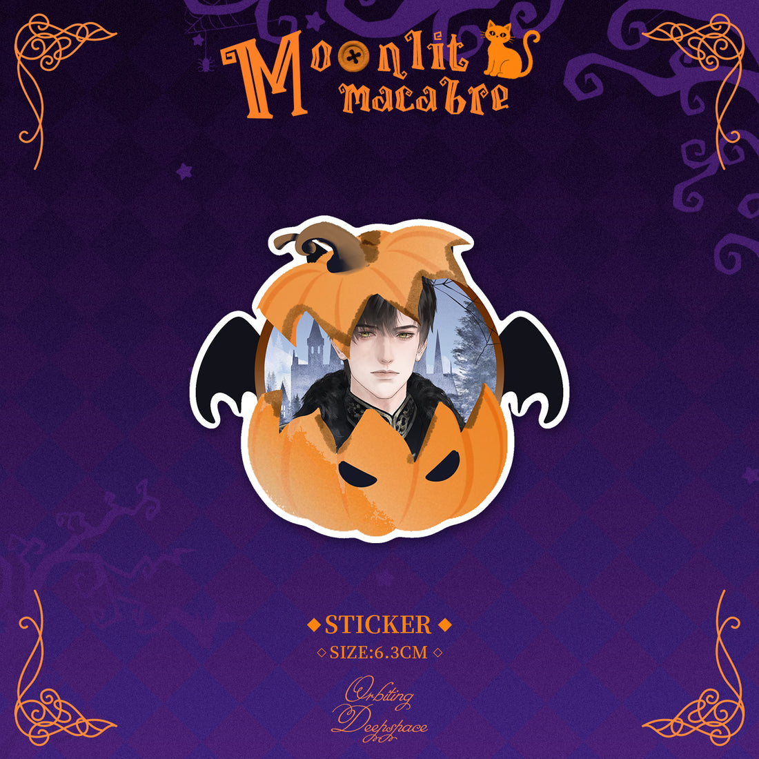 Halloween Sticker-Moonlit Macabre