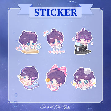 Chibi Rafayel Sticker Set -Song of the Tides