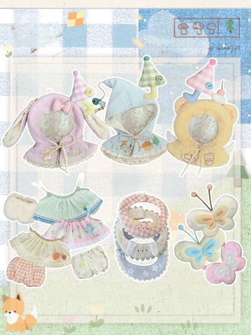 (PREORDER) 10cm Plush Outfits- Little Forest Series