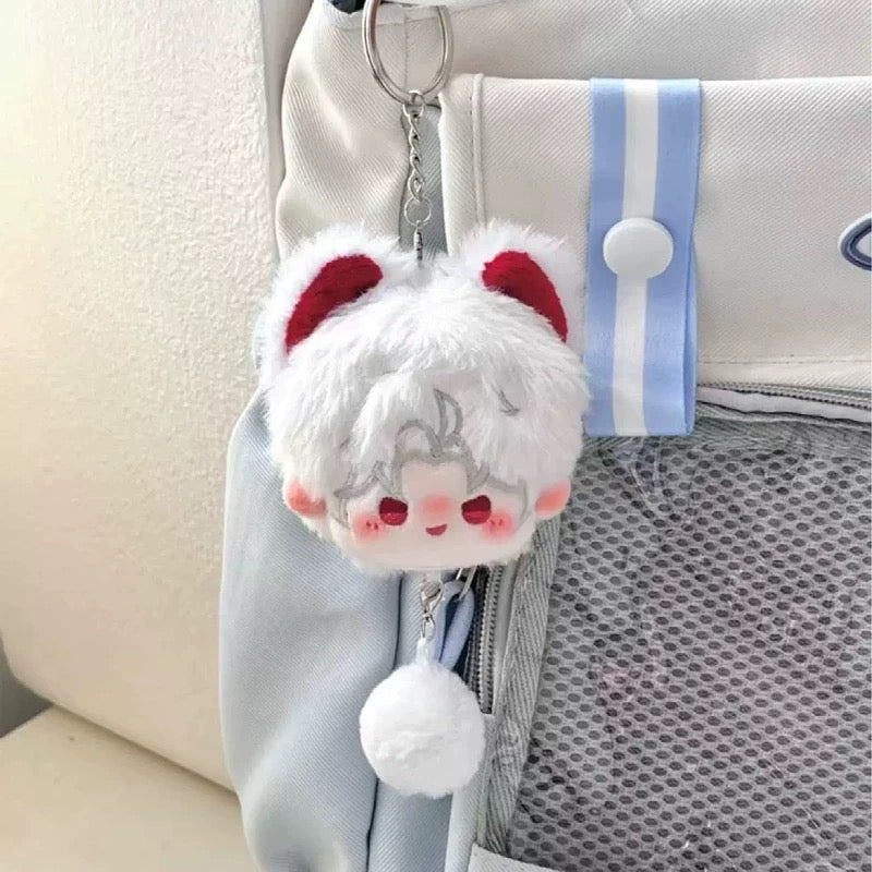 Love and deep space plushie key chain