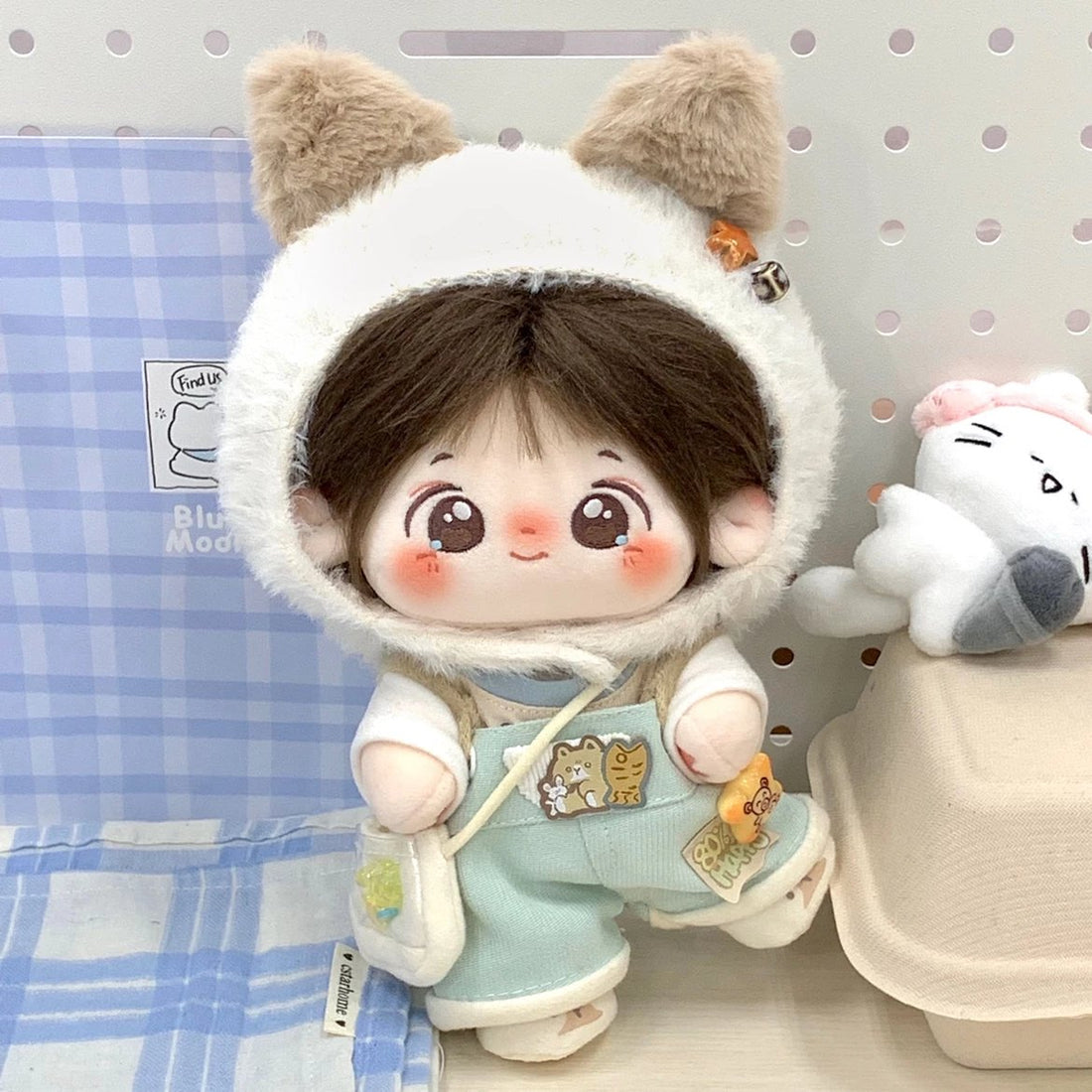20cm plushie clothes - Pancake Dinosaur Afternoon Tea Series