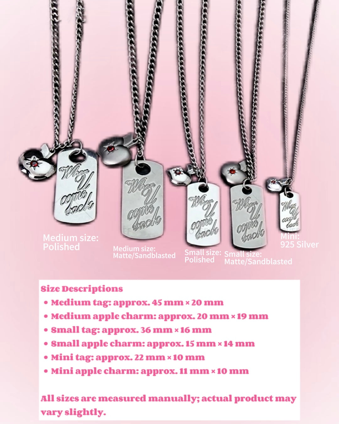 (PREORDER) Caleb Apple Necklace