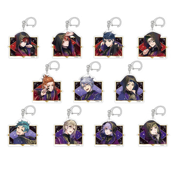 (PREORDER) Twisted Wonderland Acrylic Keychain – Uniform Style Backpack Charm