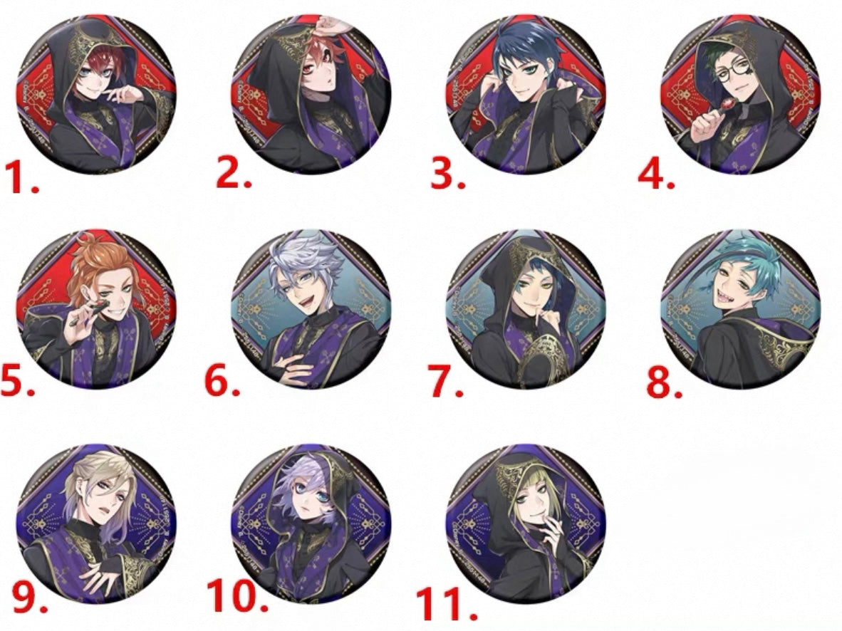 Twisted Wonderland Badges - Formal Outfit Series