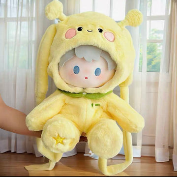 40cm Plush Stellar‑Babe Hooded Onesie Outfit