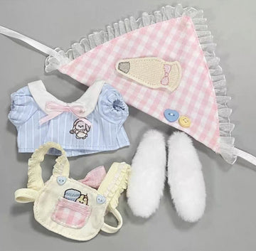 10cm "Rabbit Kitchen" Plush Outfit
