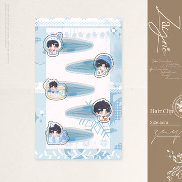 Zayne Chibi Hair Clips -Snowbound Tenderness