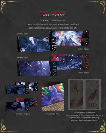 (Preorder) “Sweet Wicked Trap” – Holographic Ticket Set