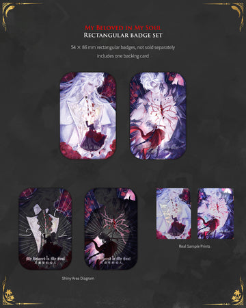 (Preorder) “Beloved Within My Soul” – Badge Set