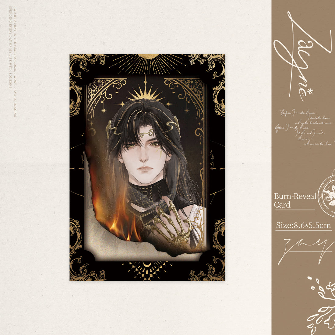Zayne Burn-Reveal Card and PC-Snowbound Tenderness