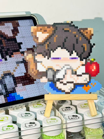 (PREORDER) Handmade Caleb Perler Beads Keychain