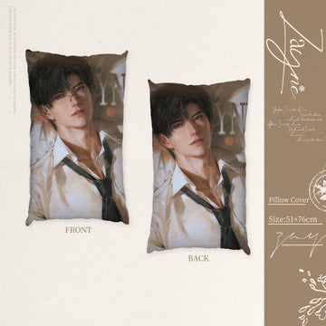 Zayne Pillow Cover- Snowbound Tenderness