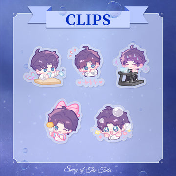 Chibi Rafayel Clips Set -Song of the Tides